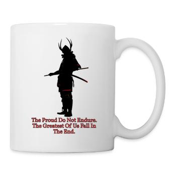 Der weise Samurai - Tasse - Weiß - Rechts