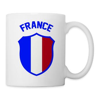 Armoiries de la France - Mug blanc - blanc - Droite