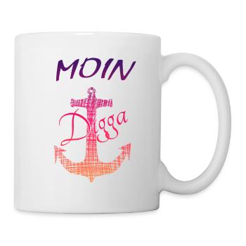 Anker Moin Digga - Tasse - Weiß - Rechts