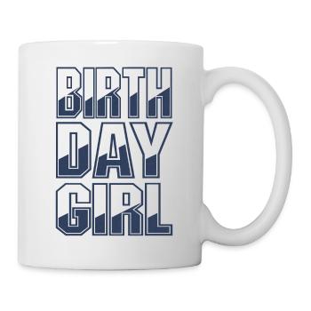Fille d’anniversaire - Mug blanc - blanc - Droite