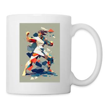 Judokämpferin - Tasse - Weiß - Rechts