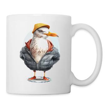 Funny Seagull - Mug - white - Right