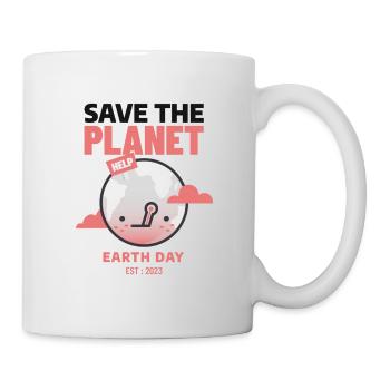 Save The Planet Earth Day Love The World - Tasse - Weiß - Rechts