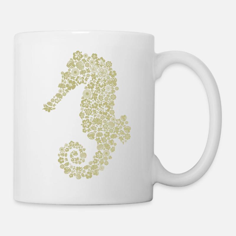 sea horse - Tasse - Weiß