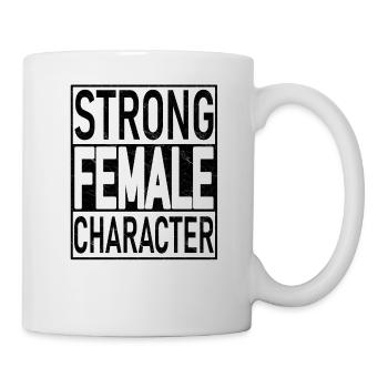 Strong Female Character - Mug - white - Right