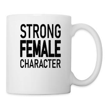 Strong Female Character - Mug - white - Right
