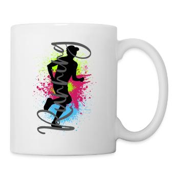 Course à pied Sport Jogger Runner Course à pied Jogging - Mug blanc - blanc - Droite