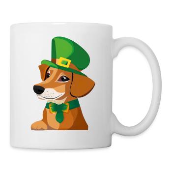Propriétaires de chiens Chiens St Patrick Day Chien Dog Love - Mug blanc - blanc - Droite