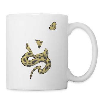 Letter and snake - Mug - white - Right