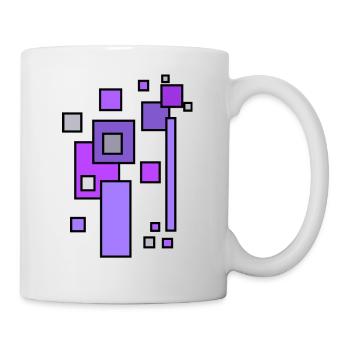 Architecture Building Blocks Pattern - LAVENDER - Mug - white - Right