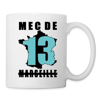 MEC DE MARSEILLE - Mug blanc - blanc - Droite