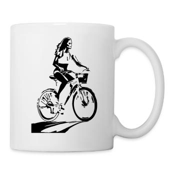 JUNGES FAHRRAD - Tasse - Weiß - Rechts