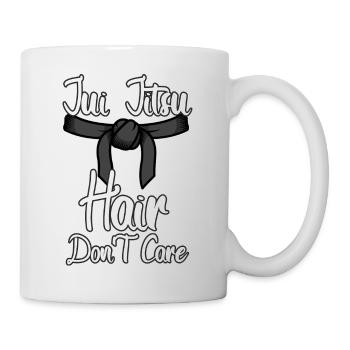 Jiu Jitsu Haare sind egal - Tasse - Weiß - Rechts