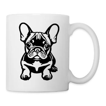 Chiens Chien bouledogue Français Chien Propriétaire - Mug blanc - blanc - Droite