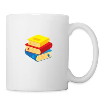 Meine Klasse ist Literatur - Tasse - Weiß - Rechts