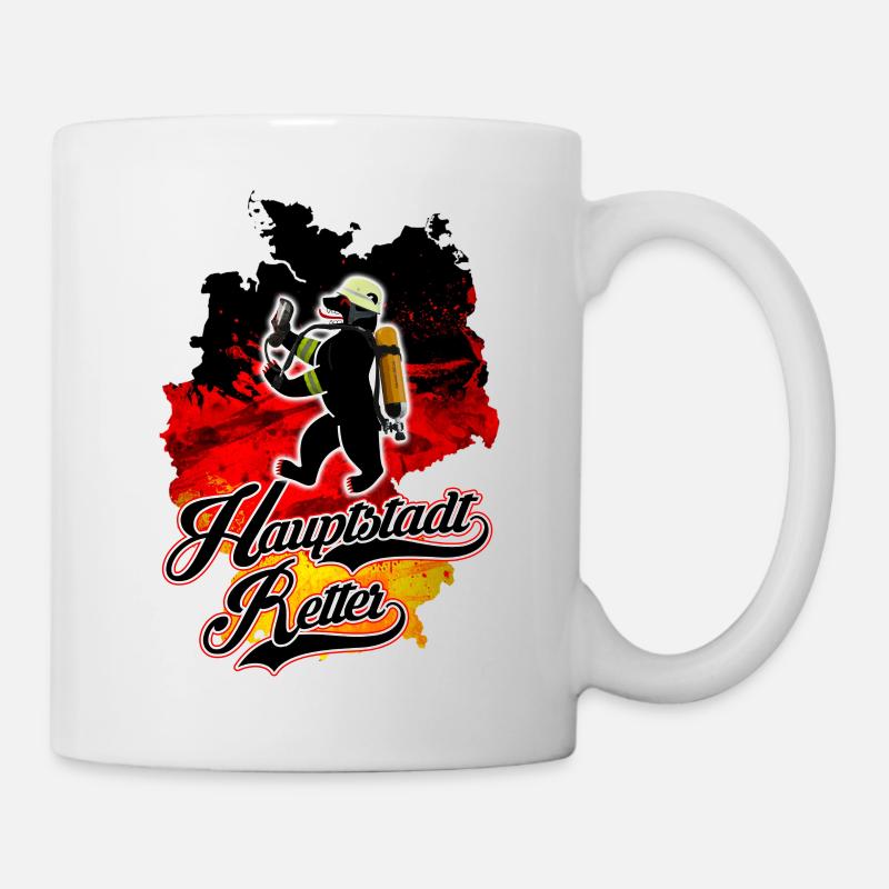 Hauptstadtretter - Tasse - Weiß