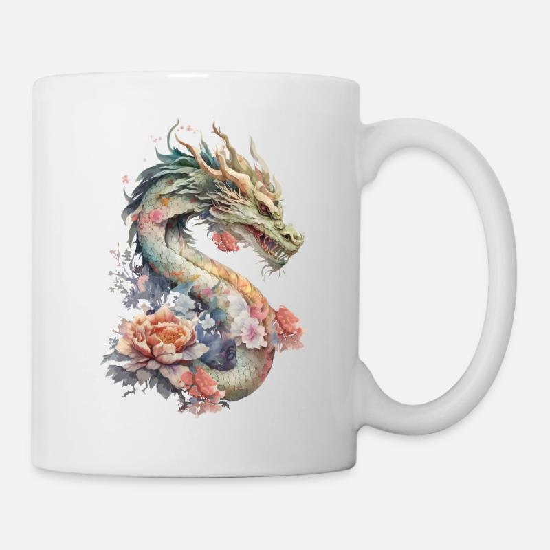 Chinese dragon - Mug - white