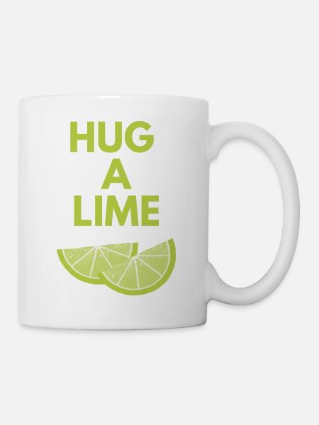 HUG A LIME - Mug - white