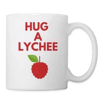 HUG A LYCHEE - Mug - white - Right