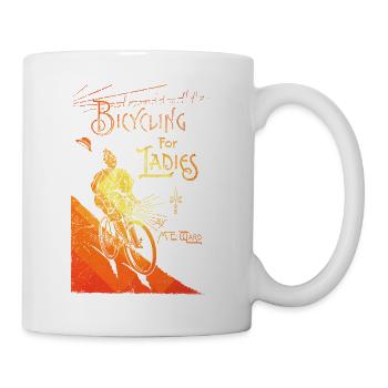 Bicycling for Ladies - Mug - white - Right