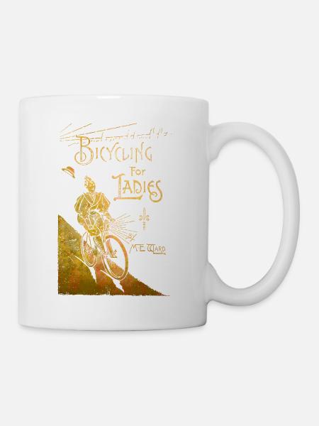 Radfahren für Damen - Tasse - Weiß