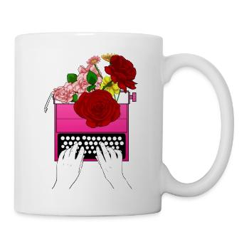 Poet Poesie Dichter Poetry I Geschenk - Tasse - Weiß - Rechts