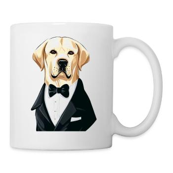 Labrador Art Lab dog Puppy Labrador Retriever - Mug - white - Right