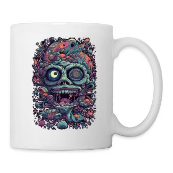 Trippy Explosion - Psychedelic Motif - Mug - white - Right