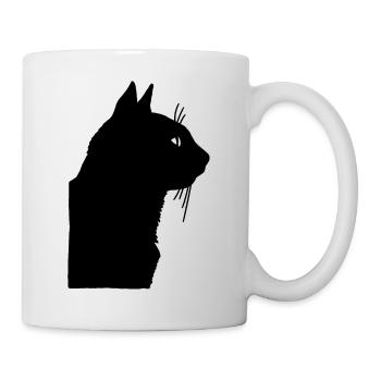 Black cat - Mug - white - Right