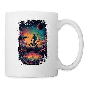 Happy Bicycle Day - Trippy Motif - Mug - white - Right