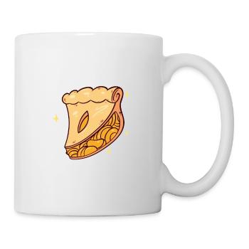 Ich bin in Fitness Fitness Apfelkuchen in meinem M - Tasse - Weiß - Rechts