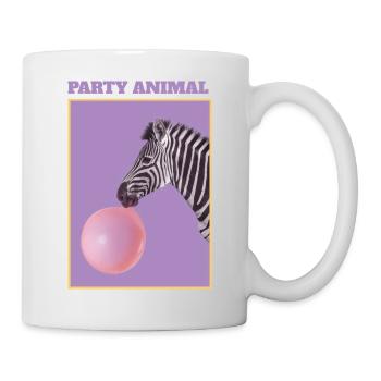 Zebra with Balloon - Mug - white - Right