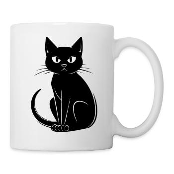 Chat chaton chaton dame - Mug blanc - blanc - Droite