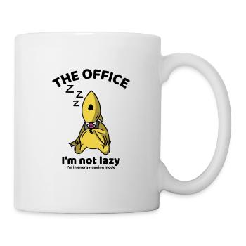 I'm not lazy,I'm in energy-saving mode The office - Tasse - Weiß - Rechts
