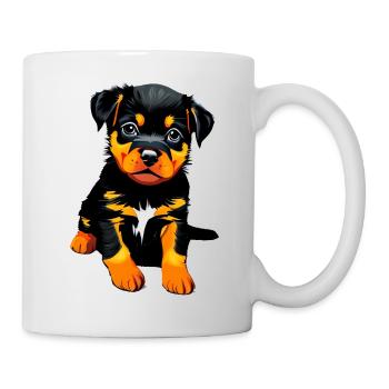 Rottweiler Dogs Dog Puppy Dog Rottweiler Puppy - Mug - white - Right
