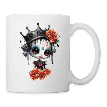 Cute Robot Gothic Queen - Mug - white - Right