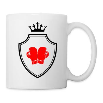 Boxer Crest - Mug blanc - blanc - Droite
