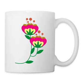 Flower Blume Pflanze - Tasse - Weiß - Rechts