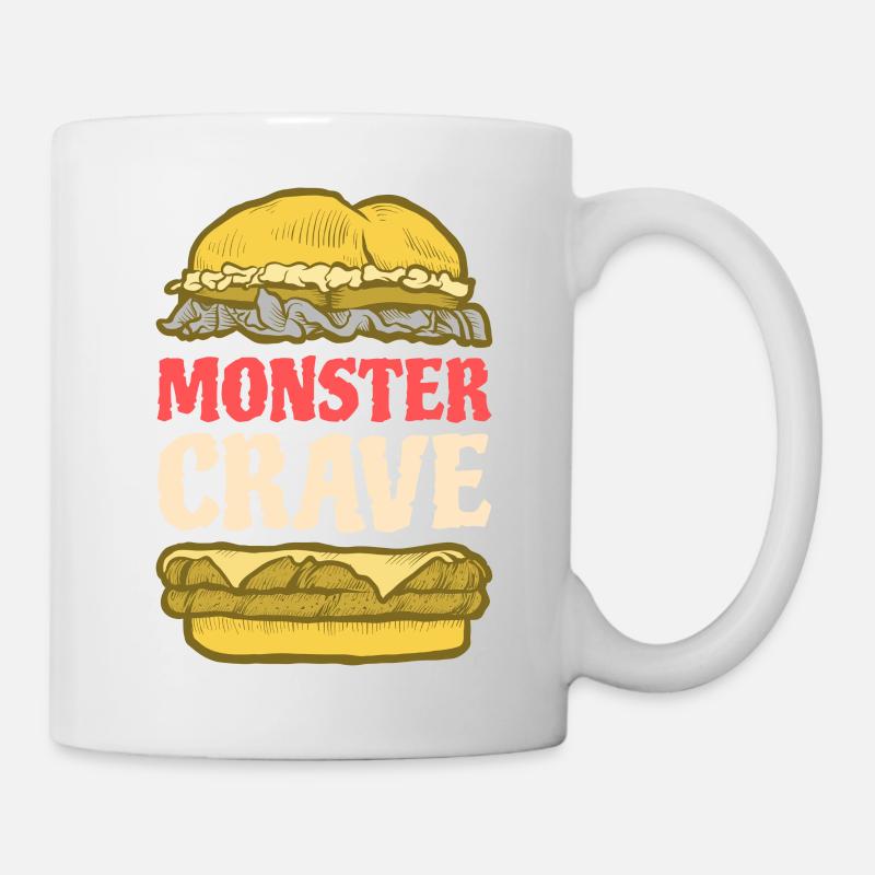 Monster Crave - Tasse - Weiß