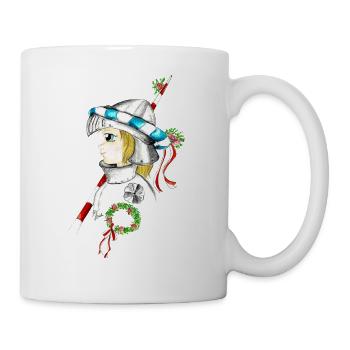 Chevalier de mariage de Landshut - Mug blanc - blanc - Droite