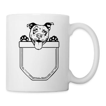 Hund Dog - Tasse - Weiß - Rechts