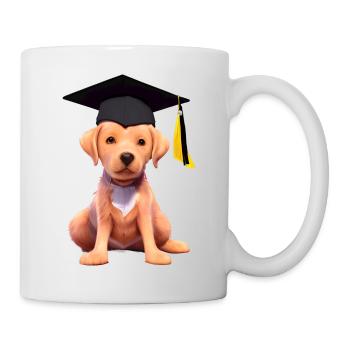 Bachelor Labrador Study Dogs Graduation - Mug blanc - blanc - Droite