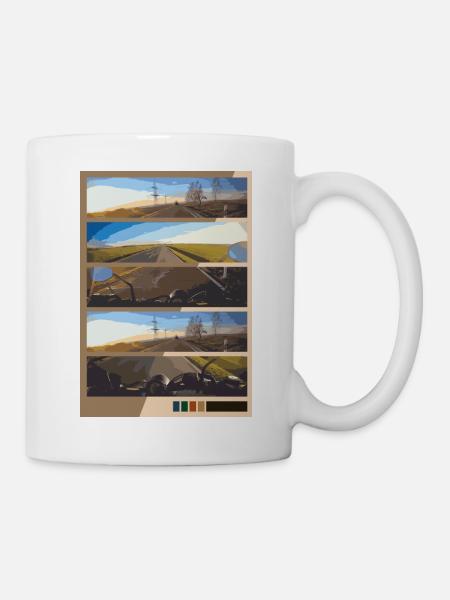 Travel Bilder - Tasse - Weiß