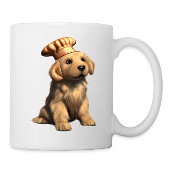 Golden Retriever Cooking Dogs Gastronom Puppy - Mug blanc - blanc - Droite