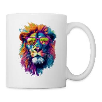Lion - Mug blanc - blanc - Droite