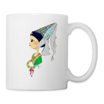 Edeldame 6 - Mug blanc - blanc - Droite