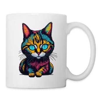 Katze I Stubentiger I Geschenk - Tasse - Weiß - Rechts
