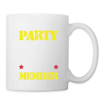 Équipe de fête en Californie - Mug blanc - blanc - Droite