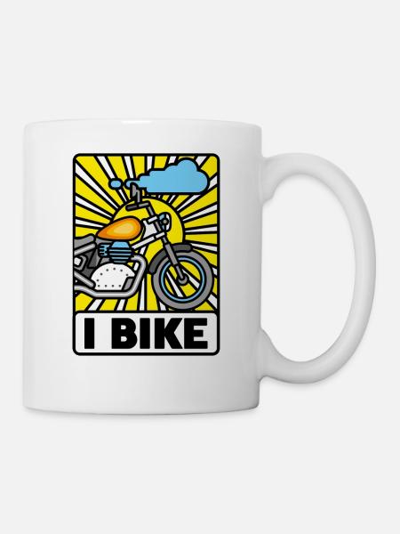 I Bike - Tasse - Weiß