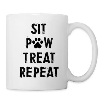 Hund Dog - Tasse - Weiß - Rechts